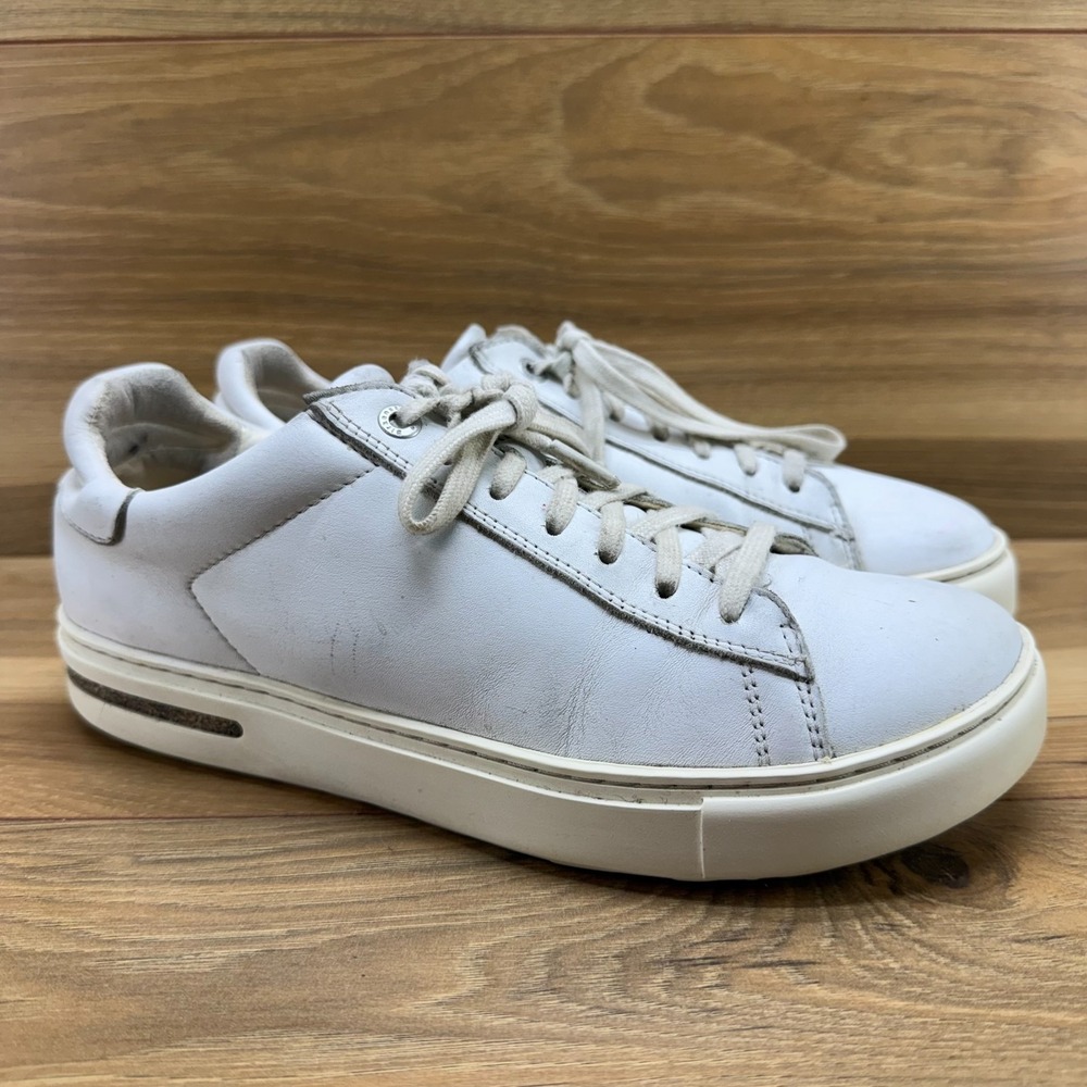 Birkenstock Bend Low Sneakers Womens 8 N EU 39‎ White Leather Casual Walking
